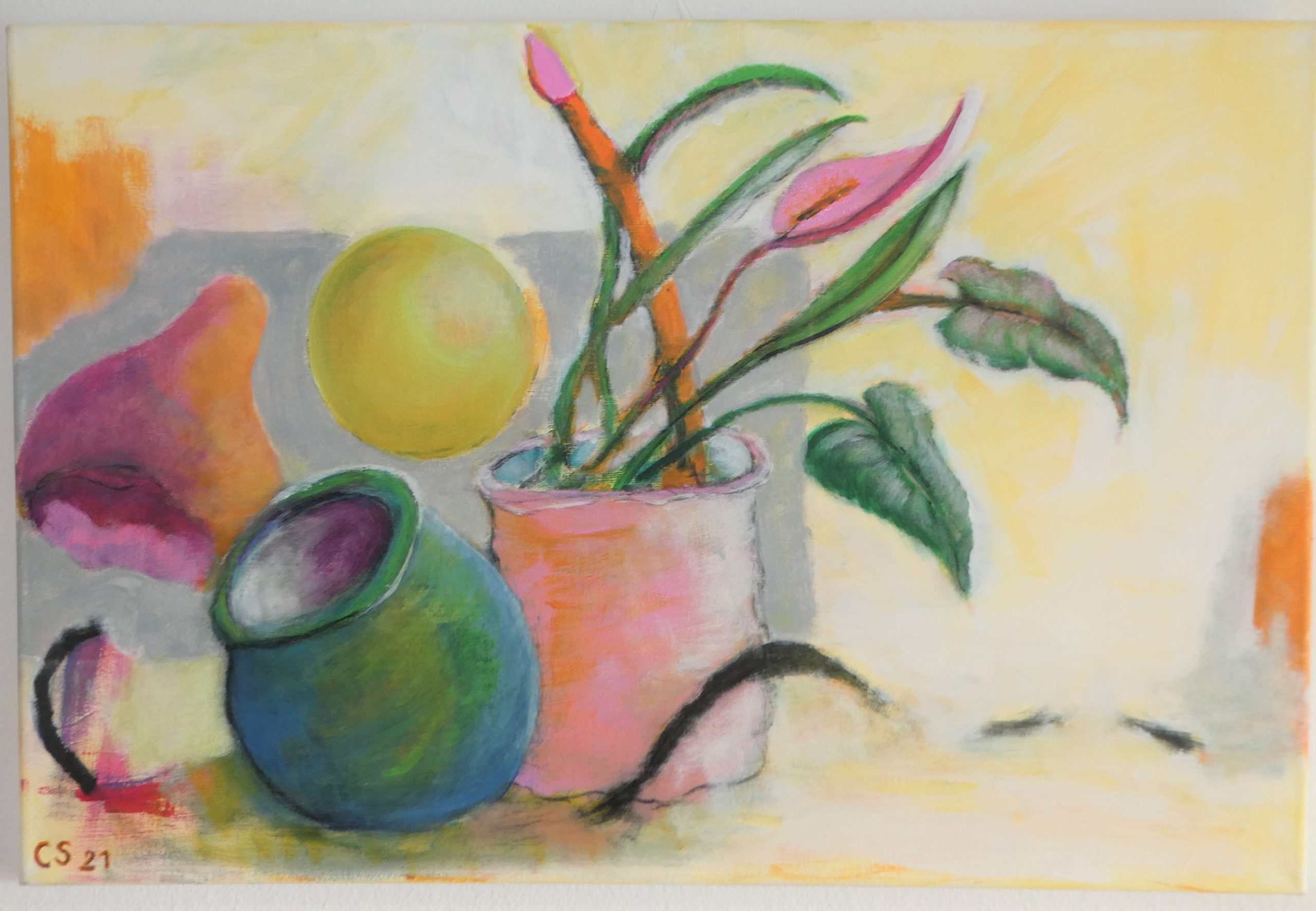 Der Spargel wächst. 2021 Christiane Schmid (60x90)