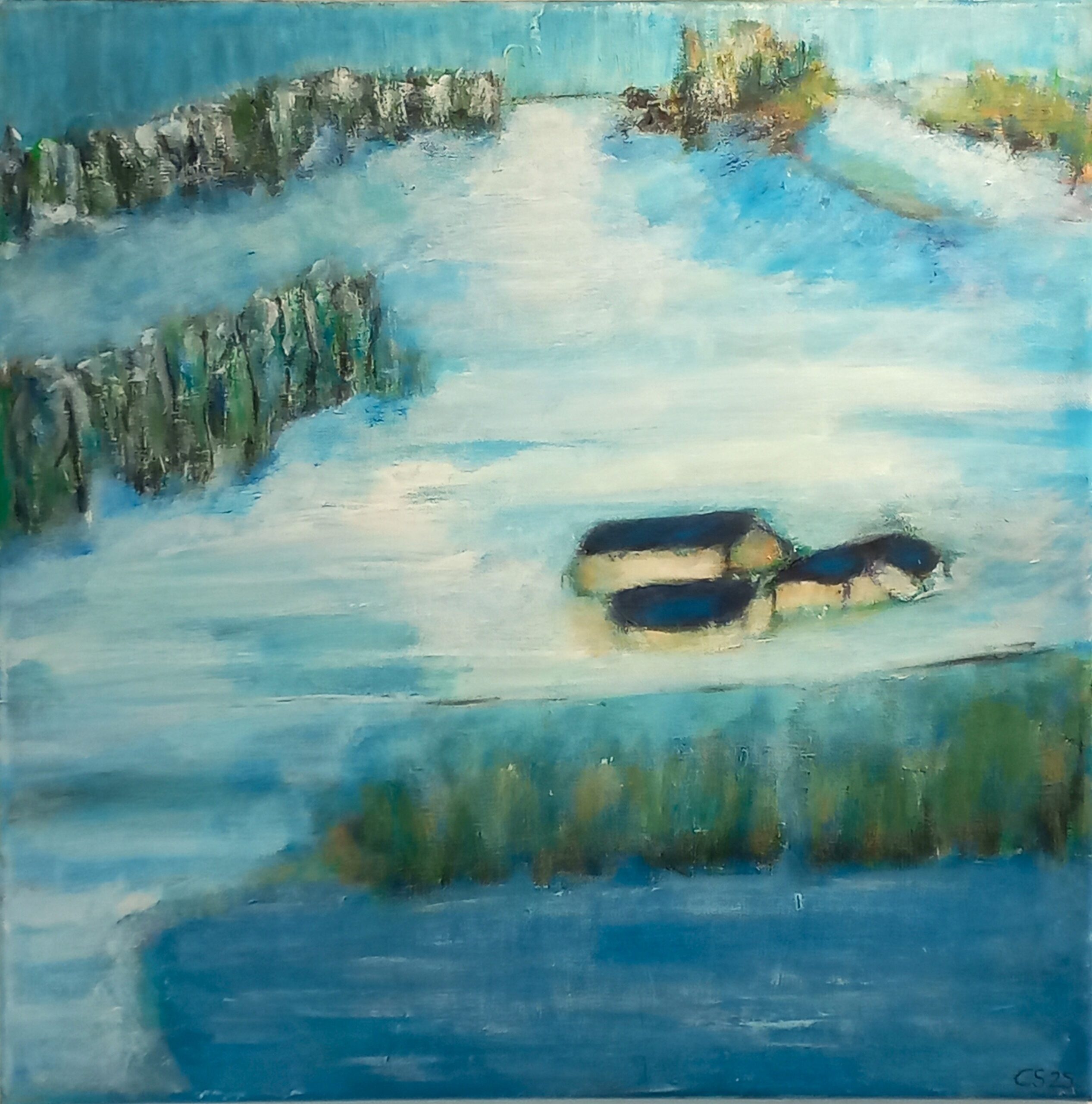 Winterlandschaft. 2025. Christiane Schmid